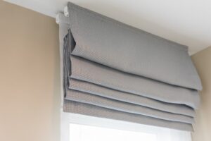 Folded Motorised Blinds in Maitland